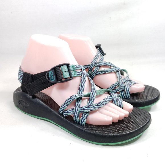Chaco Women's Size 8 Zx/2 Sports Sandals Aqua - Picture 2 of 10